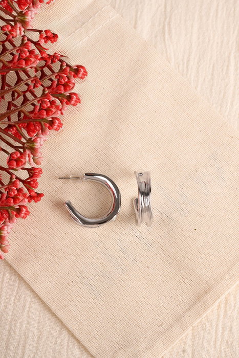 Heliophilia Silver Pendientes de Plata con Recubrimiento de Laca